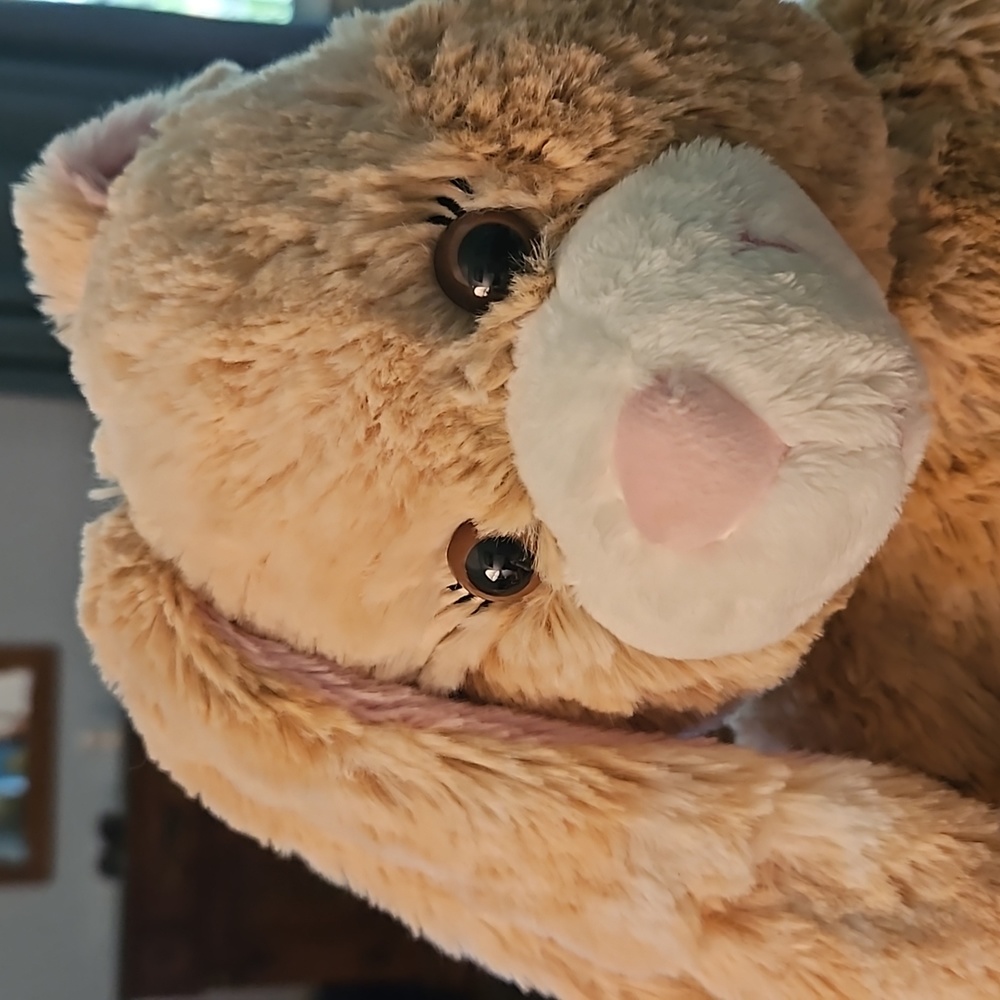 Build-A-Bear Tan Floppy Ear Bunny with Eyelashes